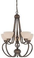  Maddox 5-Light Chandelier Burleson Bronze 27025BBZ